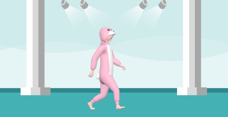 Die Inszenierung einer 3D-Tier-Modenschau mit dem AniFuzion-Animation Maker