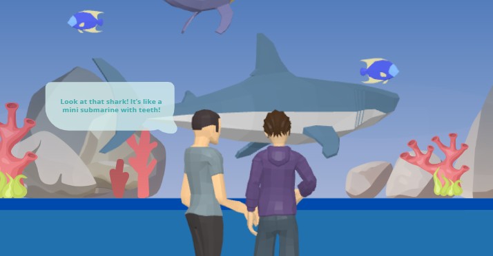 Das Gestalten einer immersiven Aquarien-Ausflugsreise mit AniFuzions Animationswerkzeugen