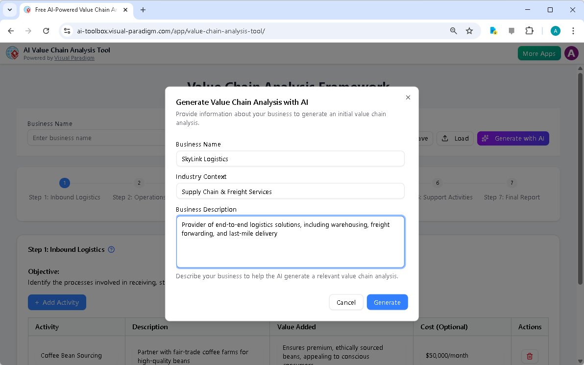 AIを活用した包括的な物流バリューチェーン分析の構築