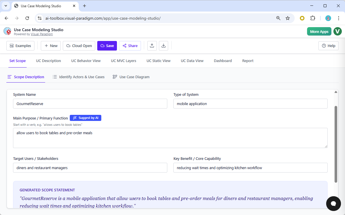 予約システムの設計：Use Case Modeling Studioで要件を自動化する