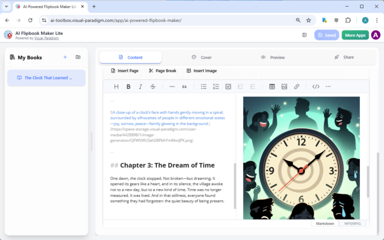 Criando uma História Ilustrada Bela em Minutos com o Flipbook Maker Lite com Inteligência Artificial