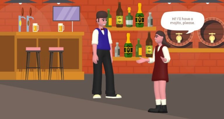 Diễn biến 3D chân thực tại quầy bar với phần mềm tạo hoạt hình AniFuzion | Visual Paradigm