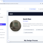 Creating a Personal UX Portfolio in Minutes with AI-Powered Site Builder