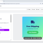 Creating a Professional Free Shipping Banner with AI Creating a Professional Free Shipping Banner with AI